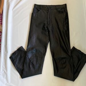 Vintage 80’s Leather Pants 31” waist